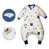 Baby Split Legged Sleepsack Removable Sleeves Designed Sleep Sacks Breathable Children's Sleeping Bag Anti-kick Quilt