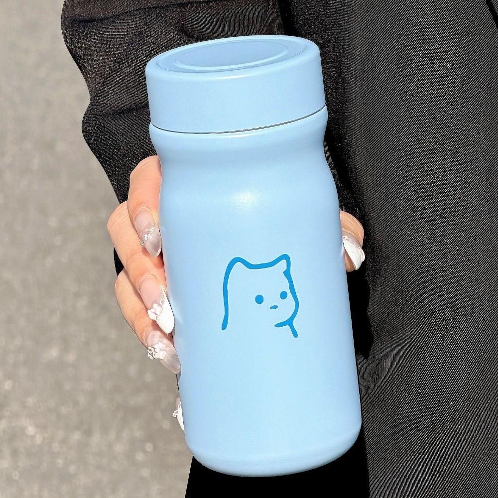 High-Capacity Cat Insulated Cup 320ml Thermal Water Bottle Thermos Vacuum Cup  Office Workers