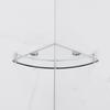 Bathroom Glass Corner Shelf Wall Mounted ,Tempered Glass Shelf For Storing Shower Gel/Soap-C Bathroom Shelves,