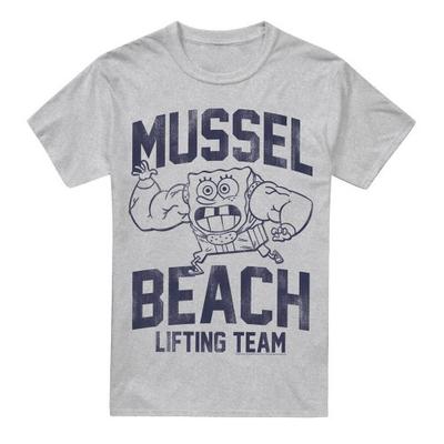 SpongeBob SquarePants Mens Mussel Beach T-Shirt