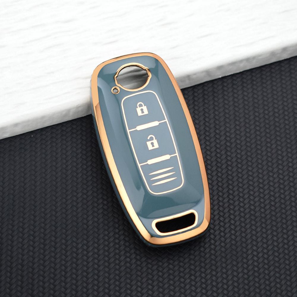 TPU Schlüsselhülle Halter für Nissan Qashqai J12 Juke Teana X-trail T33 Kicks Altima Ariya 3 Tasten Weiche Schale Fob Abdeckung Schlüsselanhänger