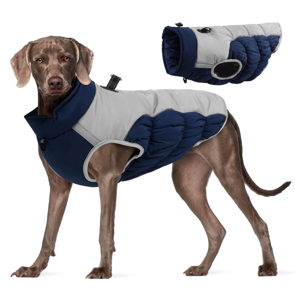 Reflective Waterproof & Windproof Dog Coat for Fall/Winter