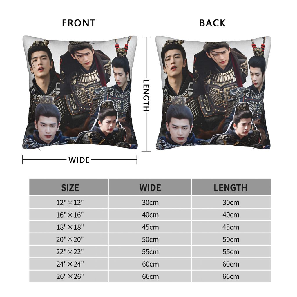 Tv Series Pursuit Of Jade Xie Zheng Zhang Linghe Pillow Case Pillow Cover For Sofa Car Home Decor Retro Trendy Cushion Cover