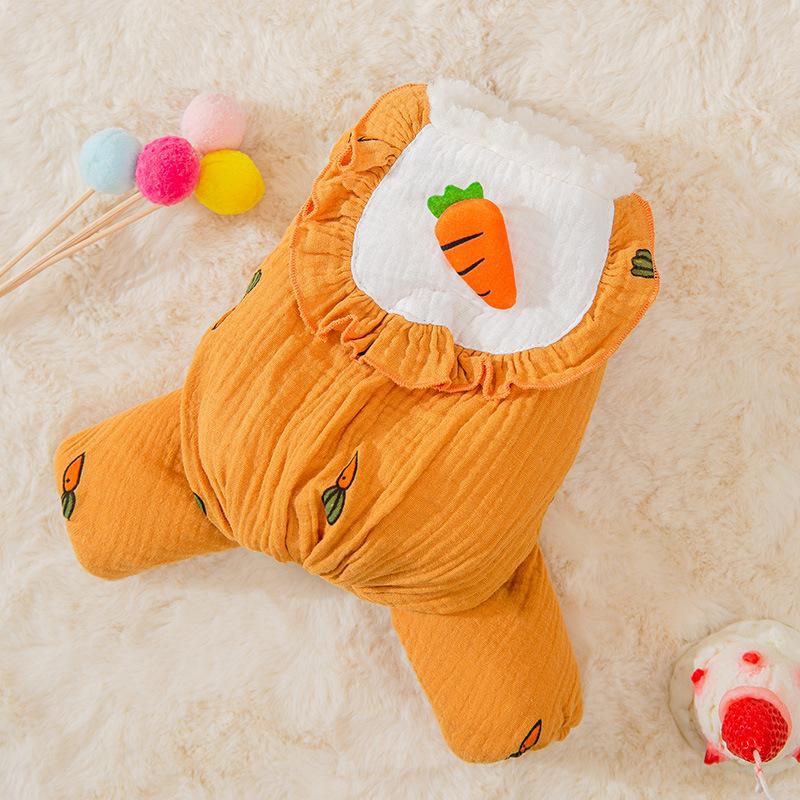 

Dog Winter Thickened Quad Carrot Double Yarn Teddy Small Dog Warm Padded Clothing Pet Clothes M (recommended weight 5-4kg)