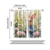 Set Of 2 Filtering Curtains Excluding Rods Non Movable Without Batteries Rabbit Use Bedrooms Living Rooms Curtain For Room Made Polyester