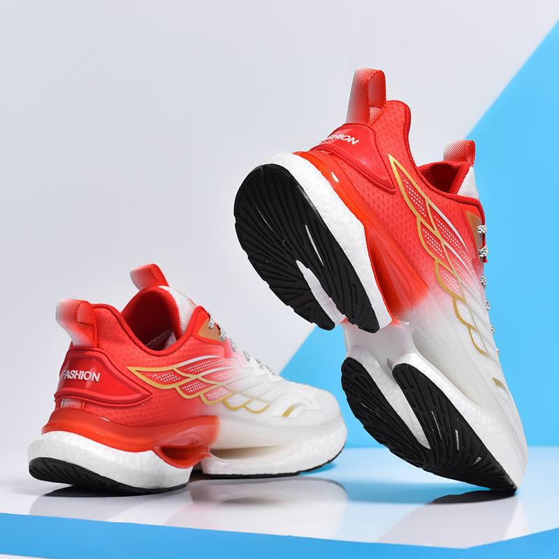 

2024 summer popcorn shock-absorbing running shoes sports shoes comfortable large size men s shoes lightweight women s shoes sports Putian fashion 39