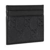 Gucci GG Monogram Imprint Logo Leather Card Holder Men accessories Black 835151-AAE51-1000