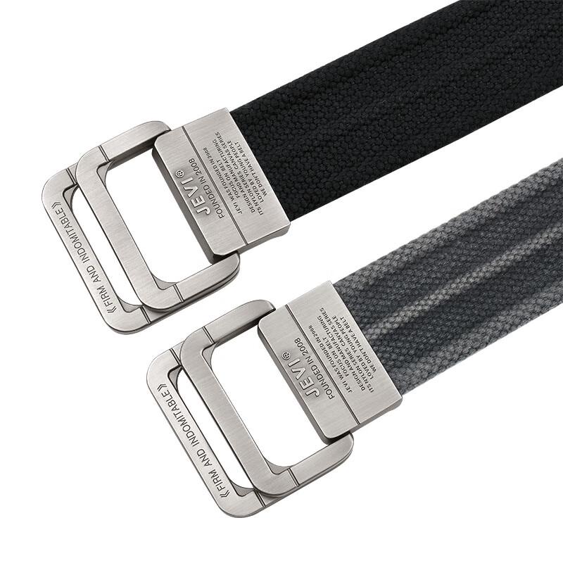 JEVI Men's/Youth Casual Canvas Double Ring Belt