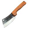 Portable Rosewood Handle, Two-purpose Folding Kitchen Knife for Chopping and Cutting, Thick, Sharp, Forged and Durable
