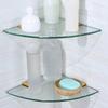2pcs Adjustable Glass Shelf Clamps Sturdy Copper Holders For Wine Cabinet Shelves Secure Antislip Design
