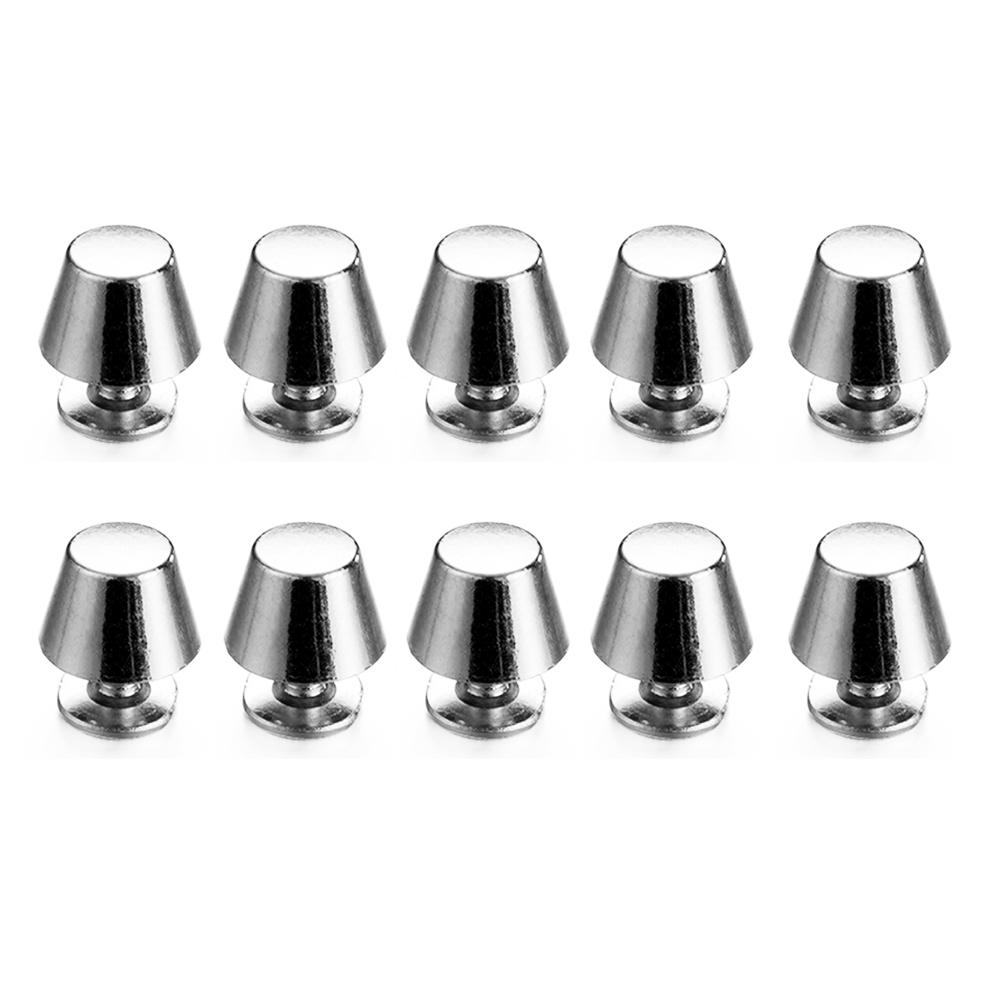 10set/Beutel 10/12mm Punk Metallniete Kleidung/Tasche/Schuhe Lederhandwerk Eimer Dom Vollniete Bolzen Riemennieten Rundkopfschrauben