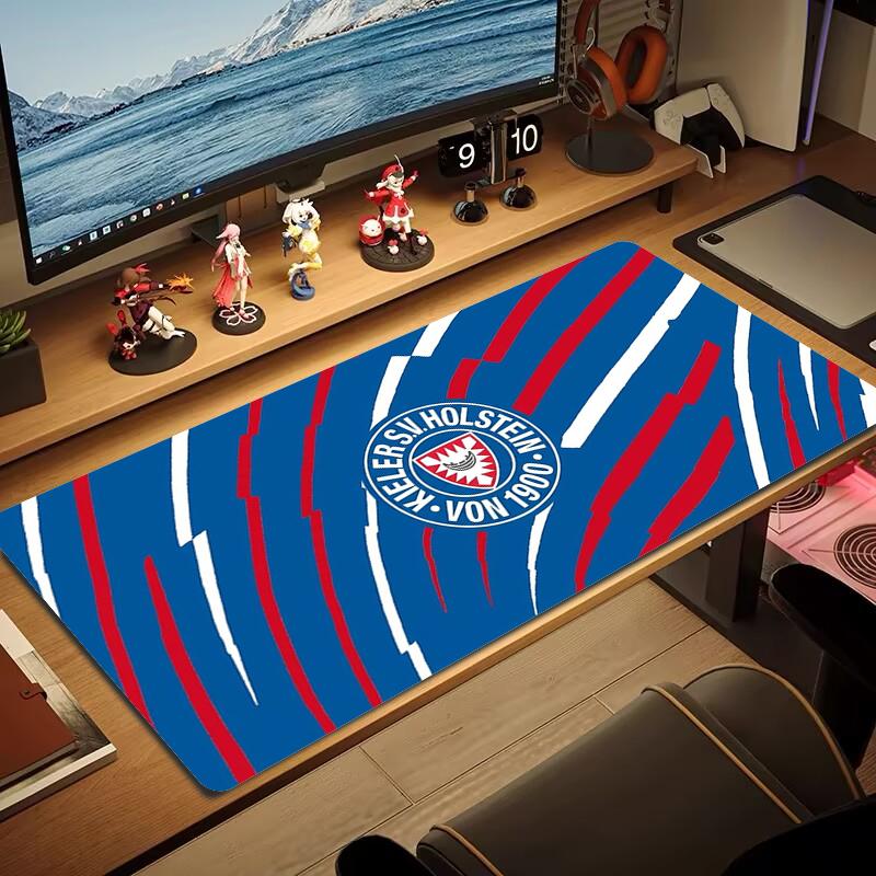 Holstein Kiel Mauspad Großes Gaming Tischkissen Rutschfestes Laptop Tablet Großes Mauspad XXL Matte Mini PC Spielmatte Mit Verriegeltem Rand_xia