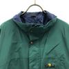 Far West 80s 90s Made In Canada Old Logo Embroidery Nylon Jacket M Green Men's Used