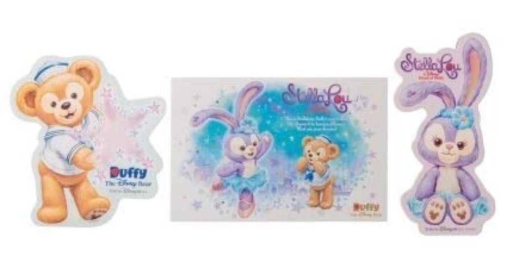 

Stella Lou Postcard & Sticker Set DisneySea Tokyo Disney Resort Exclusive Stella Lou Duffy & Friends