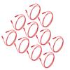 10 Sets 0.44mm² Electrical Extension Test   Kit 2mm Female to Female Banana Socket J.70029 Red