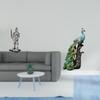 Vintage Knight And Peacock Statue Sculpture Creative Tabletop Ornament for Entryway Bookshelf Office
