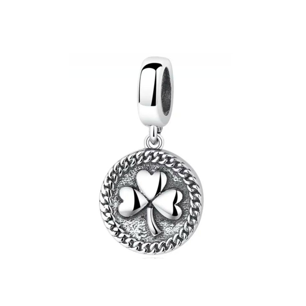 

Copper Ladybug Romantic Rose Lucky Grass Pendant Bead, Suitable For Original European Bracelet Women S Pendant