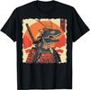 T-Rex Dinosaur Tyrannosaurus Rex Japanese Samurai Ukiyo-e T-Shirt