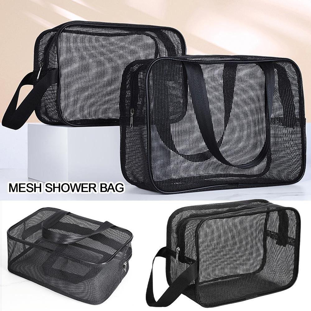 Quick Dry Easily Carry Bathroom Carry Tote Tote Bag Storage Bag Mesh Shower Quick Dry Shower Mesh Shower Bag Big Pockets
