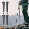 4Pcs Light Weight Hiking Stick Tip Trekking Poles Walk Stick Replacement Tip Climbing Rod Part Easy To Install