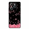 For Infinix Hot 40 Pro Case Hot40 Pro Black Silicone Soft Phone Case For Infinix Hot 40 Pro Back Cover Case 6.78" Cute Cartoon