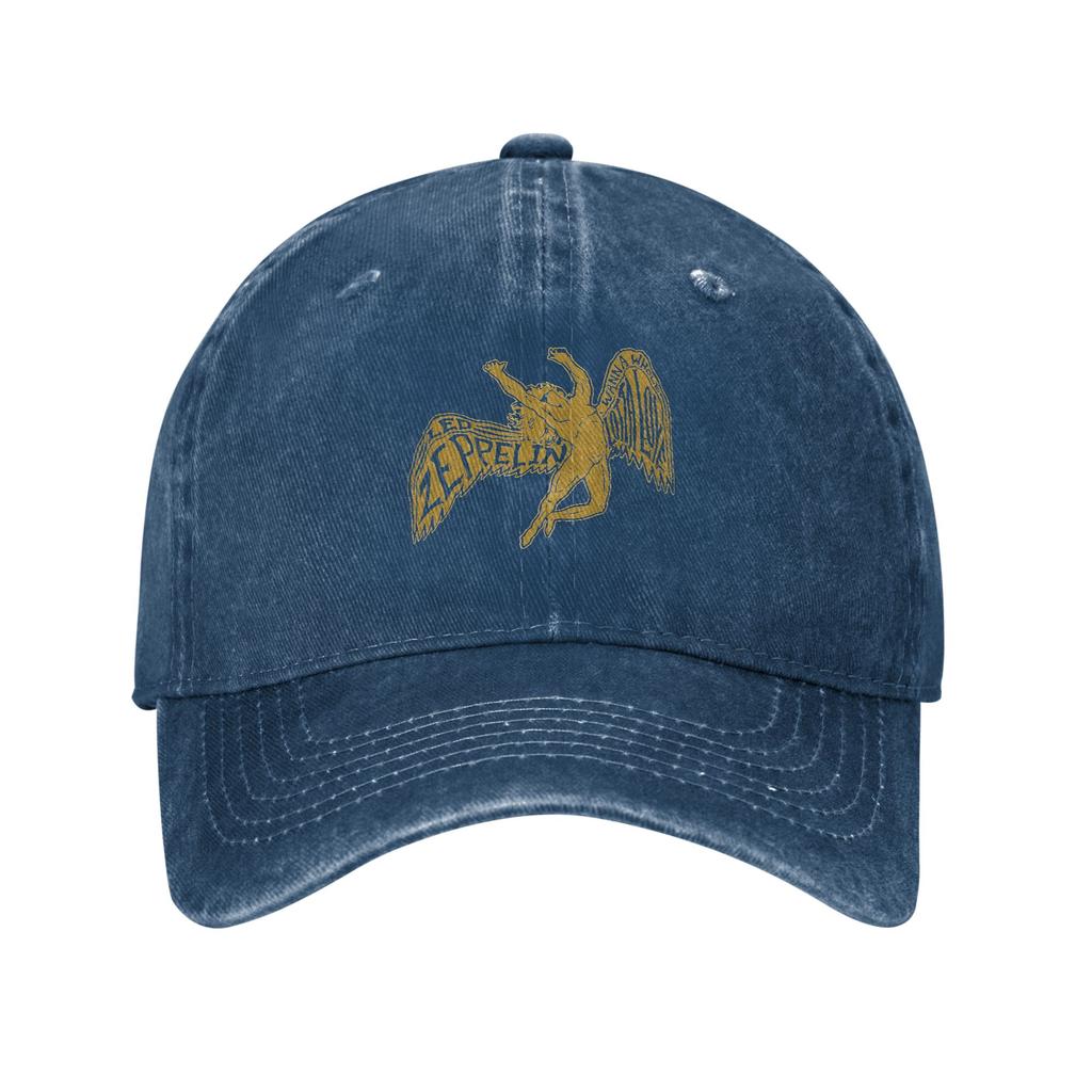 Rock Leds Zeppelins Band Art Casual Baseball Cap  Kpop Rock Trucker Hat Summer High Quality Women Men Fitted Retro Baseball Caps