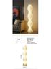 Creative Luxury Cream Hula Skirt Floor Lamp - Perfect for Living Room, Bedroom, Sofa Decoration, and Background Atmosphere