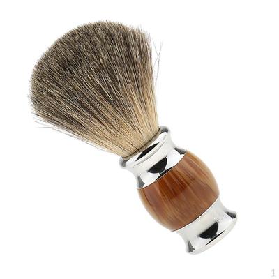 Odolný holicí štětec pro kadeřnický salon, pánský s dlouhou rukojetí, holicí nástroj