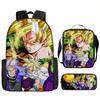 Dragon Ball three-piece backpack popular animation primary school schoolbag boys new bag