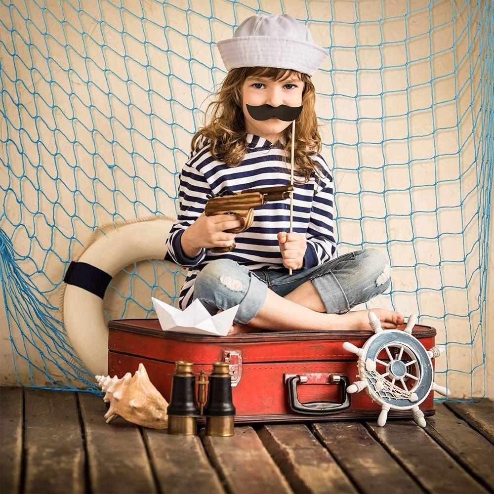 1x2M Wall Hanging Fishnet Decorative Wall Photo Hanging Fishnet For Photo Display