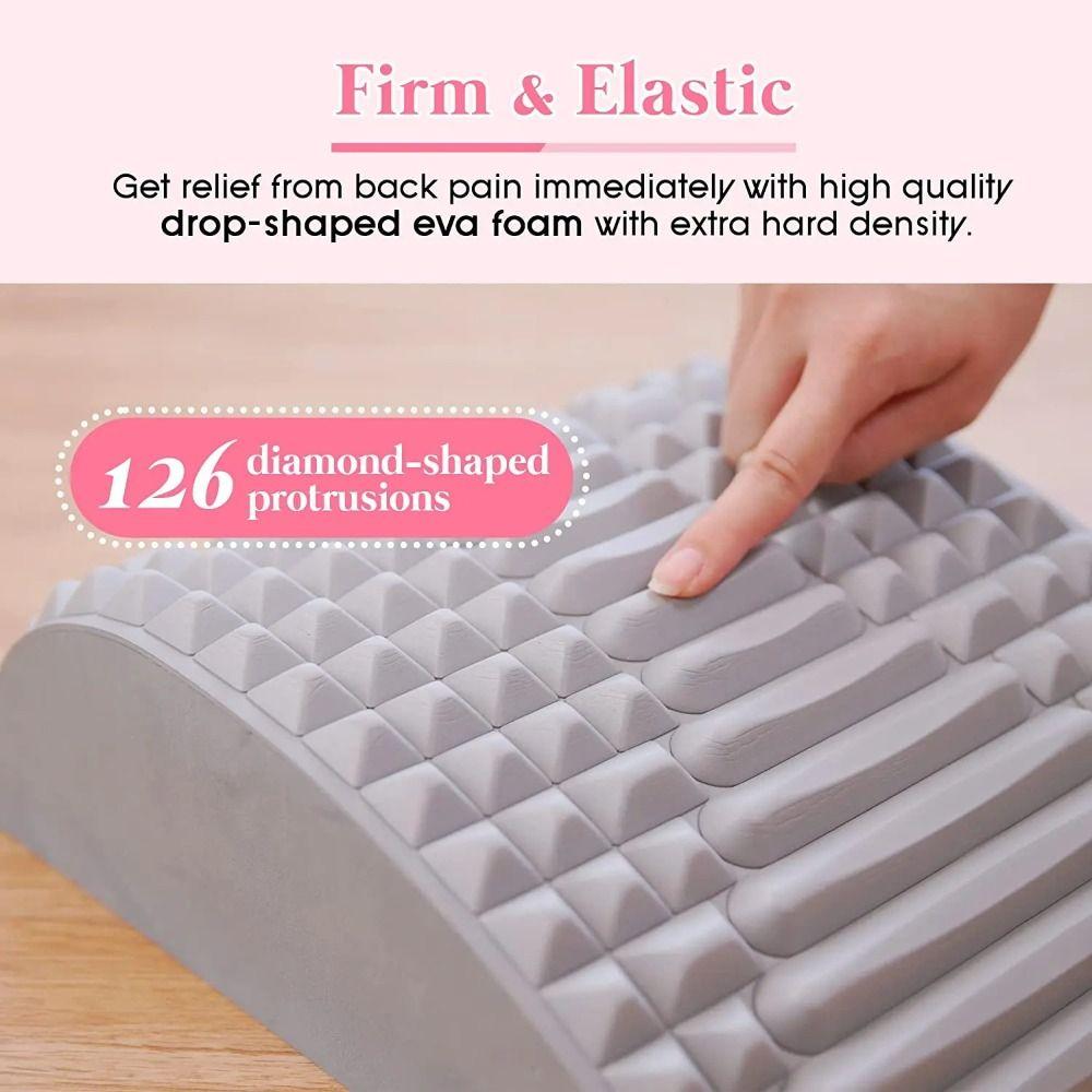 Massage Relaxation Back Stretcher Neck Massager Adjustable Waist Massage Pillow  Waist Back