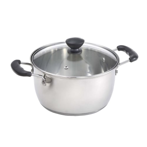 

Bestco Prior 20cm Double-Handled Pot with Glass Lid (ND-5994)