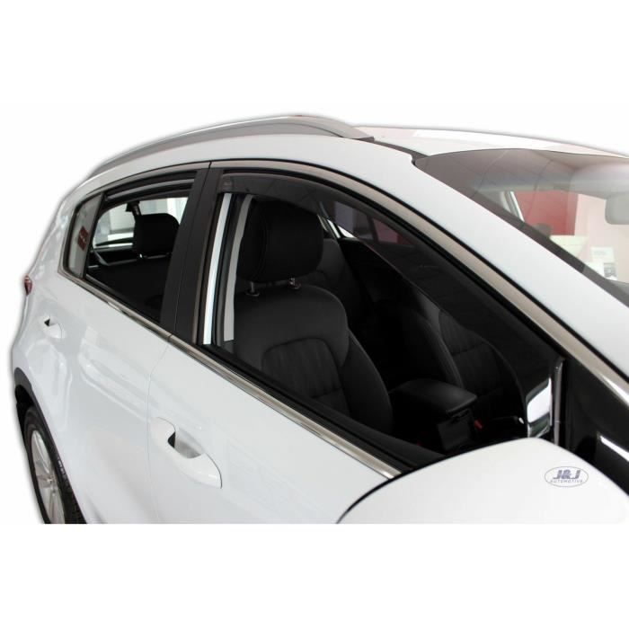 J&J AUTOMOTIVE | Heko Deflecteurs d'air Déflecteurs de Vent Pour Kia Sportage QL, QLE 2016-2021