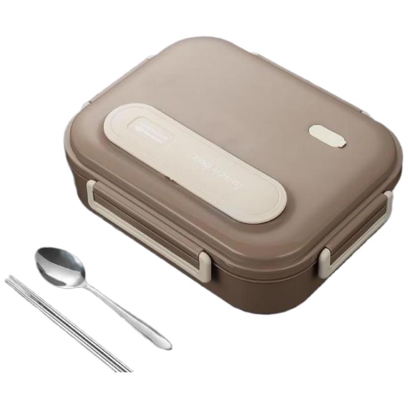JINGRUIXIANG 316 Stainless Steel Compartment Lunch Box with Cutlery