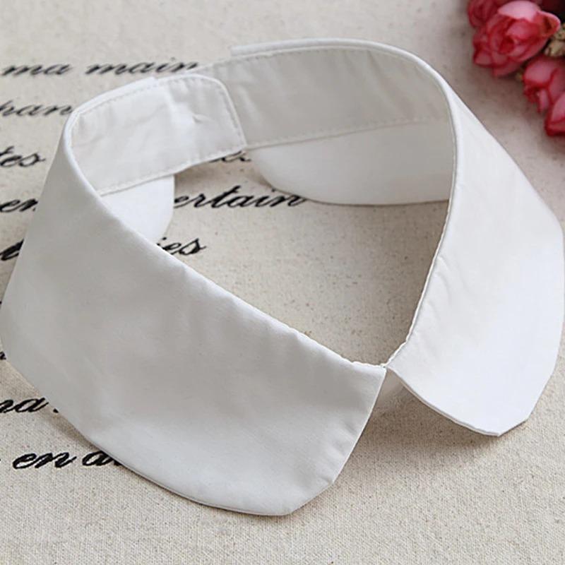 Women Autumn Winter Removable False Collar White Removable Faux Col Detachable Collars for Women Blouse Shirt Sweater Decor