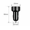 QC 3.0 Dual USB Car Charger 12V 24V Waterproof 18W Fast Charging Marquee Light LED Voltmeter ON OFF Switch Color Display Car-charger Adapter