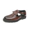 Fashion New men's breathable leather shoes Classic British style Party or work business 38-46 Hot selling shoes in plus size Sandals