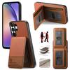 Cartes Verticales Professionnelles Maille Sergé Solt S'ouvrent de haut en bas Portefeuille Étui en Cuir Pour Samsung S25 Ultra S24 Plus S23 A17 A07 Coque