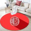 Associazione Calcio Milan3 Round Area Rug,Carpet Rug for Living Room Bedroom Sofa Playroom Decor,Non-slip Floor Mat