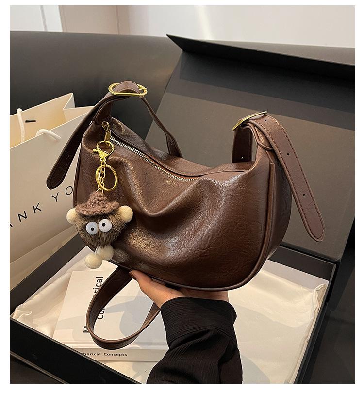 2023 Trendy Retro Women's Handbags: Versatile Crossbody, Shoulder, and Underarm Dumpling Bag