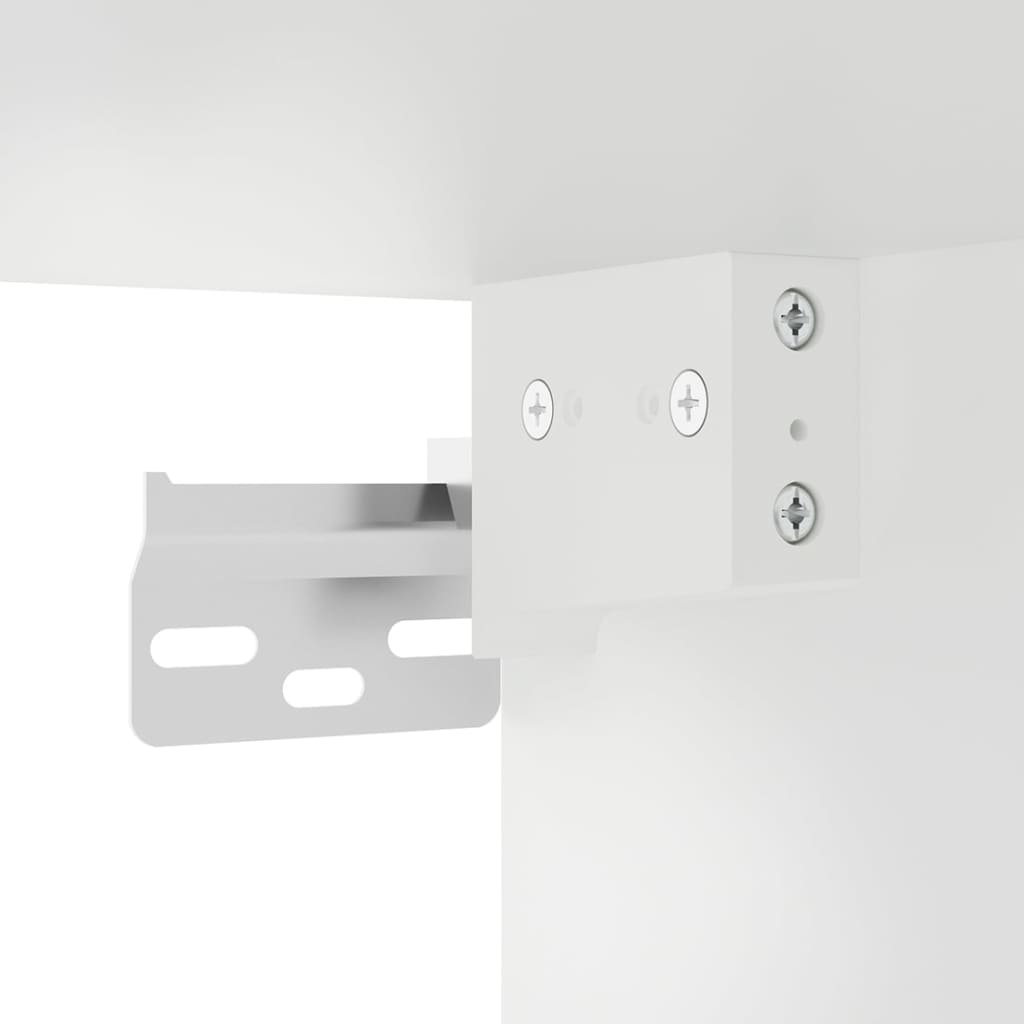 3 Piece TV Cabinet Set White Particleboard