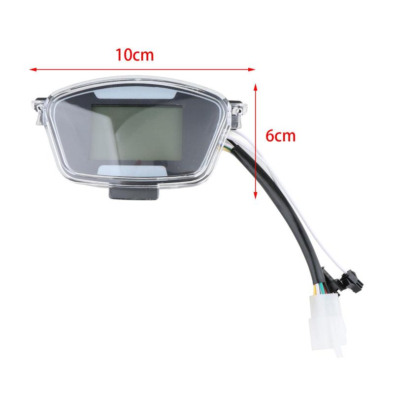 Motorcycle Gauge Universal Spare Part LED Display Electric Motor Odometer