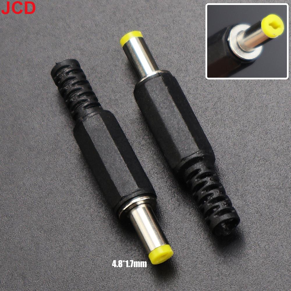 JCD 5/10pcs DC Power Plug 2.5x0.7mm 3.5x1.35m 5.5x2.1mm 5.5x2.5mm DC Connector Male Adapter Charging Solder Plug Jack