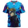 Cartoon Sports Short Sleeve Anime Casual Summer Men's T-shirt 3D Digital Printing Japanese Anime Quick Dry Mesh