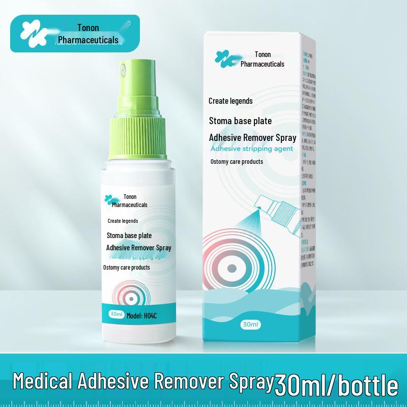 Спрей Tuo Neng для снятия адгезива стомы – Сниматель базовой пластины для ухода за стомой