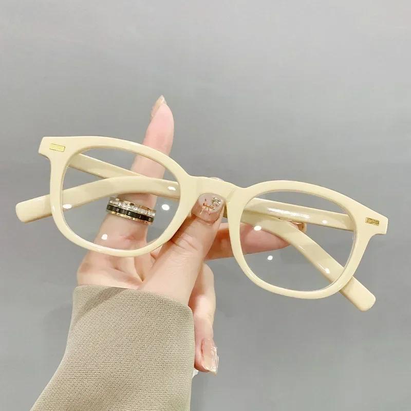 2pcs 0+100+150~+400 Hyperopia Glasses Women Anti Blue Light Stylish Eye Wear Men High Quality Business Reading Glasses Premium