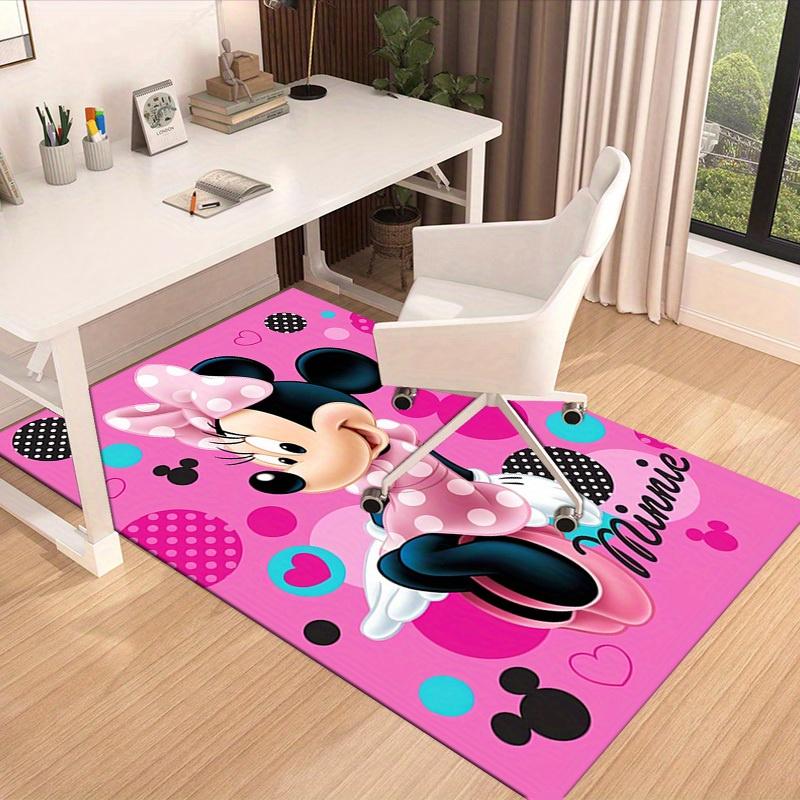 1pc. Cute Minnie Mouse Pink Polka Dot Rug for Home Office Chair Cover Outdoor Gift Decorationz041029