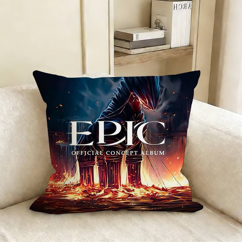 E-Epic The Musical Various Sizes Square Pillow Case For Car Home Bedchamber Decor