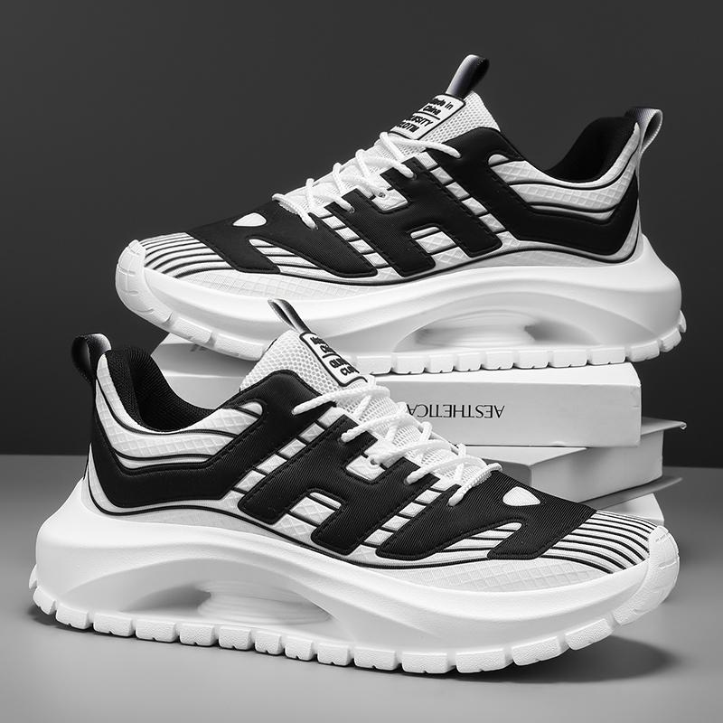 Running Shoes for Men Mesh Casual Breathable Walking Shoes Flat Comfortable Training Jogging Shoes 2024 Trendy Sneakers Man