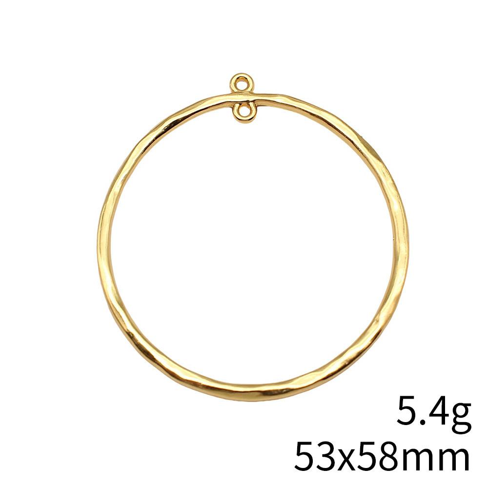 Valentine's Day Accessories Women Water Drop Moon Connector 2 Hole Pendants For Earring Accessories Parts Cheap Cute Stuff Accessory Parts